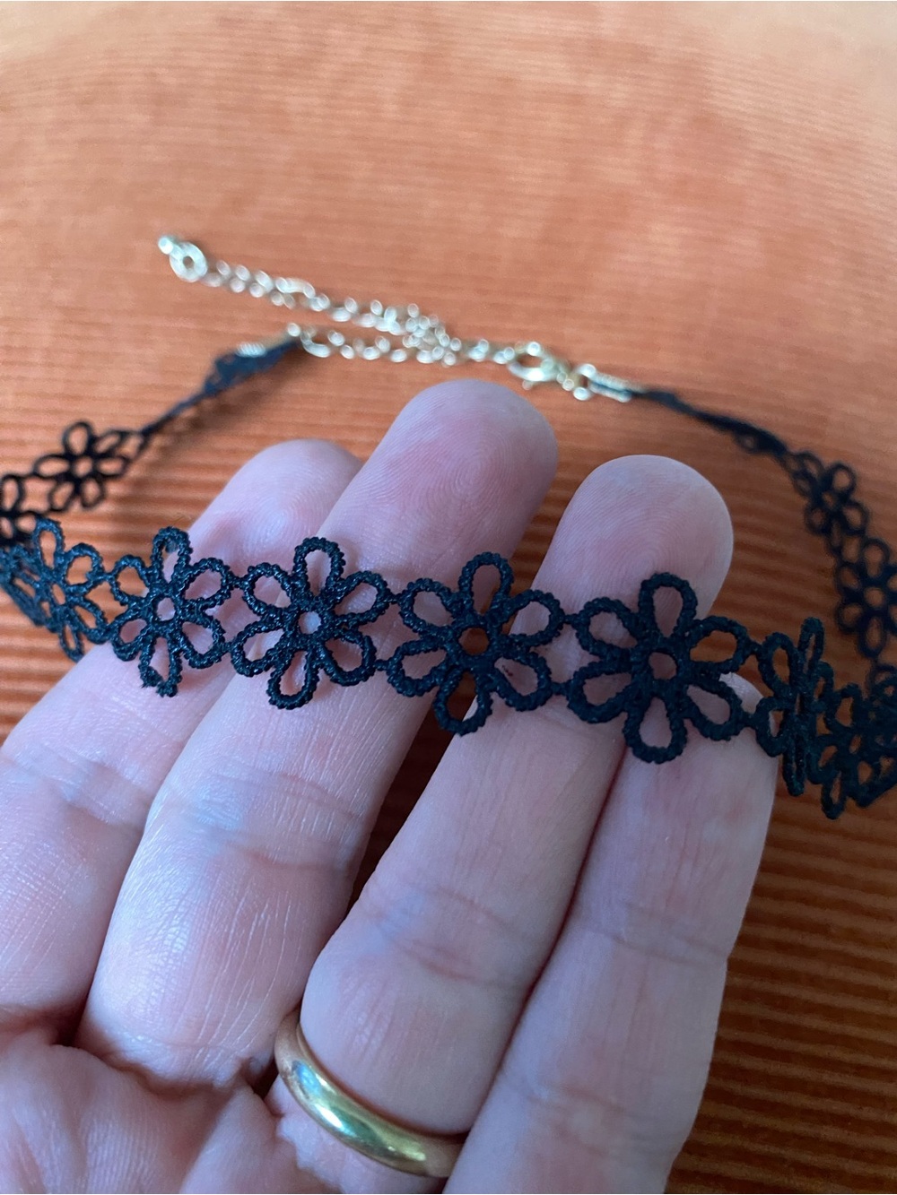 Black Lace Choker Necklace